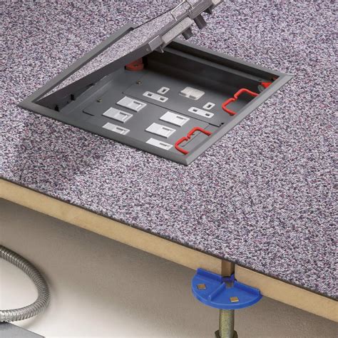 mk make floor junction box|mk electric raised floor systems.